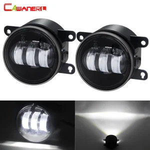 2 x Auto LED Fendinebbia Paraurti Anteriore Lampada Della Nebbia DRL 30W 6000LM Per Renault Duster Clio Scenic Megane Twingo Kadjar Kwid Trafic Lodgy