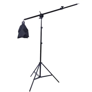 Treppiede per Softbox Light Stand Photo Studio 2M con braccio flessibile da 1,4M Sacchi di sabbia che supportano l’illuminazione Fotografia Telefono Flash