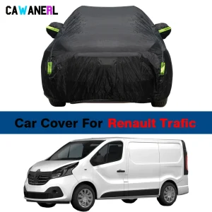 Copertura per auto da esterno per Renault Trafic impermeabile MPV anti-uv parasole neve pioggia copertura resistente al ghiaccio