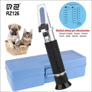 Rifrattometro RZ Pet Urine gravità specifica siero veterinario portatile rifrattometro per Tester di emoglobina proteica al Plasma