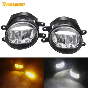 2 X fendinebbia anteriore 30W 4000LM LED fendinebbia 12V per Toyota Camry Land Cruiser Prado Tundra C-HR Prius Solara Avalon Sienna