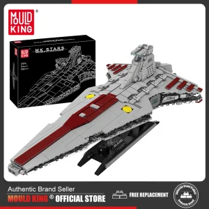 Stampo Re 21074 Star Plan Building Block La Repubblica MOC Attacco Cruiser Modello di Montaggio Star Fighter Giocattoli Per Bambini Regalo Di Natale