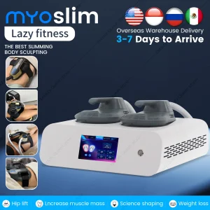 Stimolatore Muscolare Myoslim 15 Tesla 6500W, Macchina RF Portatile per Modellare il Corpo, Nuova Macchina Elettromagnetica per Dimagrimento