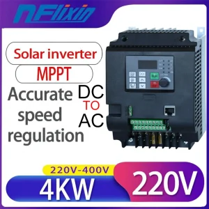Convertitore trifase da CC a CA inverter solare fotovoltaico 220 V/380 V 0,75 kW/1,5 kW/2,2 kW/4 kW con pompa solare di controllo MPPT VFD