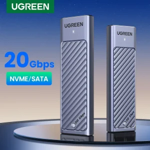UGREEN M.2 NVMe SATA SSD Enclosure Adapter 10Gbps USB 3.2 Gen2 USB C custodia esterna supporta chiavi M e B & M