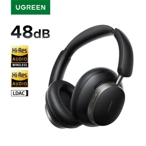UGREEN Studio Pro 48dB ANC Cuffie wireless Over Ear Auricolari Bluetooth Cancellazione attiva del rumore LDAC ad alta risoluzione 120 ore di riproduzione