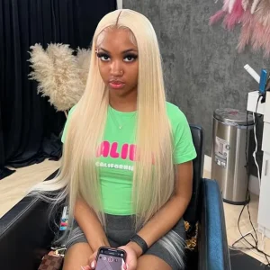 220 Densità 613 Bone Dritto Miele Parrucca Bionda Capelli Umani Pre Pizzicati 13×6 Hd Frontale Del Merletto Wigtrasparente Capelli Brasiliani Della Donna