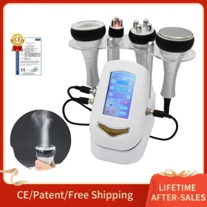 4/3 IN 1 Vuoto Cavitazione Ad Ultrasuoni Radiofrequenza Massaggio Dimagrante Laser Rassodante Pelle Sbiancamento Della Pelle Strumento di Perdita di Peso