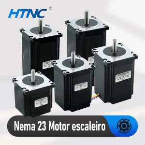 Motore passo-passo Nema 23 Motori DC 20-50v 1.2Nm 2Nm 2.2Nm 2.5Nm 3Nm 3A Motore passo-passo Nema23 a 4 fili per stampante 3D CNC