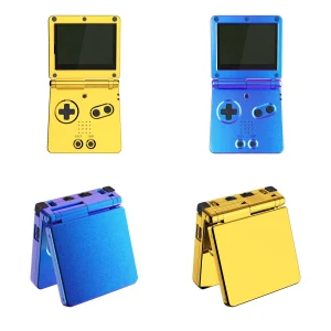 EXtremeRate IPS Ready aggiornato custodia di ricambio lucida per Gameboy Advance SP compatibile con IPS e LCD Standard