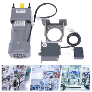 Motore elettrico con motoriduttore CA da 250 W a basso rumore con regolatore di velocità variabile 0-270 giri/min 5K 110 V/220 V