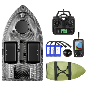 Barca per esche da pesca GPS con 3 contenitori per esche sensore Sonar Wireless Fish Finder telecomando esca barca carpa pesca motoscafo