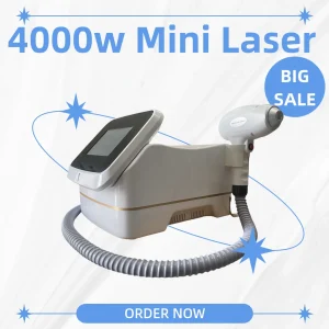 Mini Epilatore Laser a Diodi 808nm Ice Platinum 4000W per Depilazione e Ringiovanimento Cutaneo Domestico – Scelta Top