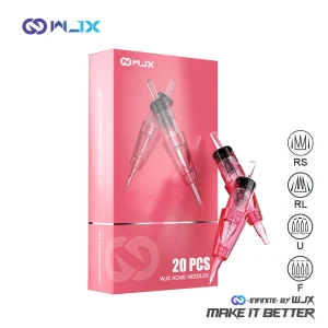 WJX 20 pz Cartuccia per Trucco Permanente Aghi Round Liner RL RS U F 0.16mm-0.4mm Sterilizzato Dragonhawk Tattoo Supplies