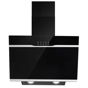 TopStrong Montaggio a parete 60 cm Acciaio inossidabile Filtri Easy Clean Cappa aspirante nera YYWH4060
