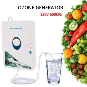 Generatore di ozono professionale, generatore di ozono, con timer, spina UE, tubo dell’aria, 220 V, macchina per la pulizia dell’ozono da 600 mg/h