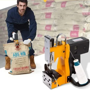 Macchina da cucire elettrica GK9-520 Overlock sigillante per imballaggio automatico portatile per borsa tessuta per l’industria tessile dell’agricoltura 190W