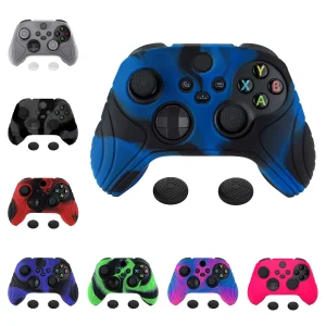 PlayVital Samurai Edition custodia protettiva in Silicone con impugnatura antiscivolo per Controller Wireless Xbox Core con tappi per levetta