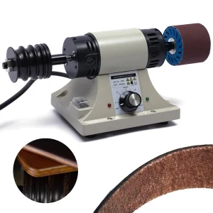 Lucidatrice elettrica per lucidatura della pelle Rettificatrice Smerigliatrice Strumento Lucidatrice di alta qualità 350W 220V