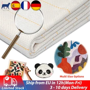 Tessuto di supporto per tufting, larghezza 5M, per pistole da tufting, tessuto per cucire tappeti fai da te, accessori per pistole da tufting