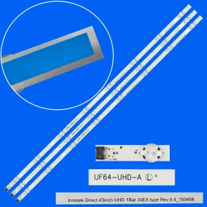 Striscia di retroilluminazione a LED per 43UH6030 43UF6400 43LH60FHD 43UF6407 43UH610V 43UH619V 43UH603V 43uh6100 43uh600 43uh6000 HC430DGN-SLNX1