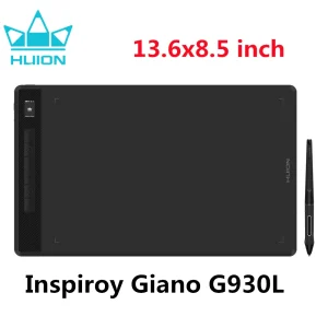 HUION Inspiroy iano G930L tavoletta grafica tavoletta da disegno Bluetooth Wireless penna senza batteria con 6 tasti di stampa per Android MAC