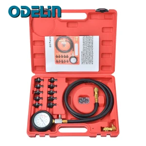 Kit per test della pressione dell’olio motore Tester Dispositivi di avvertimento dell’olio basso Strumento per garage per auto
