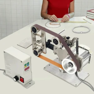 Macchina a nastro da tavolo multifunzione, con motore brushless 762x25MM Levigatrice a nastro Affilatrice Lucidatrice