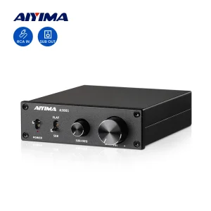 AIYIMA A3001 TPA3255 Subwoofer Amplificatore altoparlante di potenza 300W Mono Hifi Amplificatore audio domestico NE5532 OP AMP Bassi Alti Regolazione