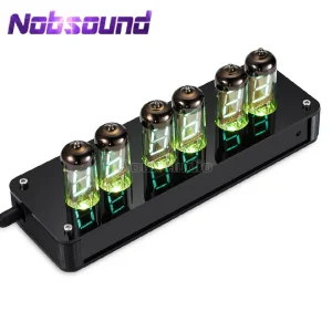 Nobsound Vintage Desk 6 x IV-11 (engyp-11) Vacuum Nixie Tube VFD Clock KIT fai da te remoto