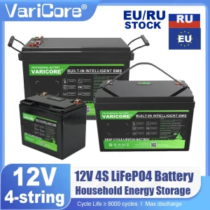 Batteria LiFePO4 12V 340Ah 180AH 100ah 120ah, Batterie al Litio 12.8V per Camper, Golf Cart, Fuoristrada, Impianti Solari e Eolici Off-grid