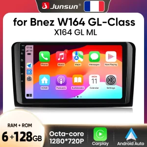 Junsun Android Wireless CarPlay Auto Autoradio Per Mercedes Benz Classe M W164 Classe GL X164 ML GL Auto Sistemi Intelligenti Lettore Multimediale DSP SWC RDS GPS FM BT