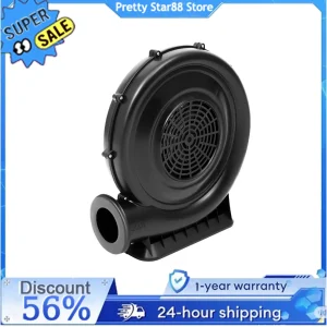 Ventilatore gonfiabile da giardino di ricambio per ventilatore d’aria da 250 W/370 W Ventilatore continuo Ventilatore gonfiabile per aria commerciale per interni/esterni