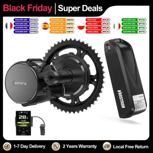Bafang 48V 750W BBS02B BBS02 Motore Mid Drive 8Fun Motore Bici Elettrica Kit di Conversione Ebike Con Batteria Al Litio 48V20AH 52V20AH