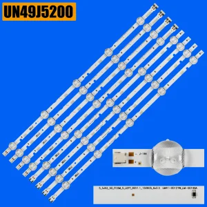 Kit 1/510 retroilluminazione a LED per UE49J5200 UE49M5002 UA49N5380 UA49N5300 UE49N5000 UA49N5100 V8DN-490SMA-R0 V8DN-490SMB-R0