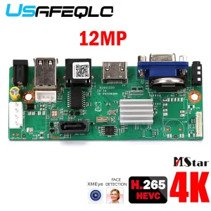 H265/H264 16CH*12MP 5MP NVR Videoregistratore digitale di rete 1 cavo SATA Rilevazione movimento P2P CMS XMEYE Sicurezza