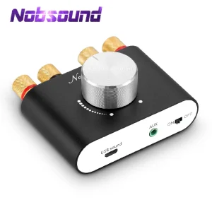Nobsound Mini Bluetooth 5.0 TPA3116 amplificatore digitale Hifi ricevitore Audio Stereo amplificatore di potenza 50W + 50W amplificatori Audio per auto
