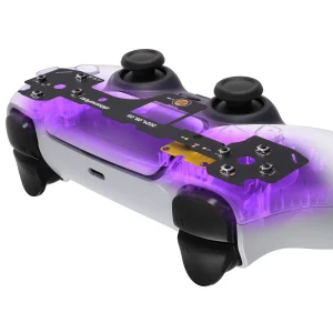 eXtremeRate Face Clicky Kit per controller PS5 BDM-030/040/050/060, pulsanti di azione Dpad tattili in silicone duro Kit clic su mouse