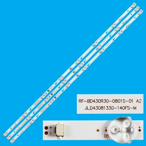 10Set retroilluminazione a LED per SAMPO EM-43AT17D THOMSON T43D16SF-01B Daewoo L43S645VTE Hkpro HKP43F16 PLE-43S07FHD JL.D 43081330 -140FS-M
