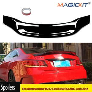 Per Mercedes Benz W212 E350 E550 E63 AMG 2010-2016 tronco Spoiler ala RT Style