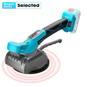 AcePower Strumento di vibrazione per piastrelle Macchina di livellamento per vibratore per piastrelle senza fili Grande aspirazione Forte presa Strumenti per piastrelle a 5 velocità per pavimento