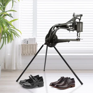 Macchina manuale per la riparazione di scarpe, macchina da cucire per pelle per filo di nylon, filo di seta e filo di cotone