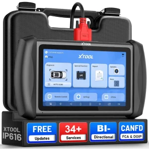 2026 XTOOL IP616 V2.0 OBD2 Scanner Sistema completo Strumento diagnostico Programmatore chiave 34+ Reset Aggiornamento gratuito a vita CAN FD DOIP FCA