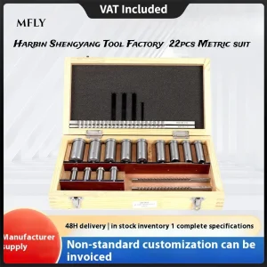 Set di brocce per chiavetta da 22 pezzi Utensile da taglio per chiavetta metrico HSS per precisione macchina CNC