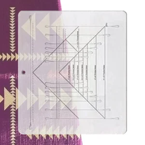 Righello da taglio per oche volanti Righello per quilting acrilico resistente per un facile taglio di precisione Righelli per strumenti essenziali per tagliare la carta del tessuto