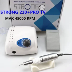Strong 210 PRO e2trapano per unghie 65W 35000 taglierine per Manicure Manicure elettrico trapano per unghie fresatrice per Manicure lima per unghie