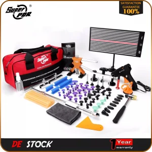 Strumento di rimozione delle ammaccature PDR Kit di riparazione delle ammaccature dell’auto strumento di rimozione delle ammaccature del sollevatore di ammaccature Kit di rimozione delle ammaccature