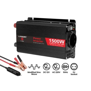 Auto Inverter 12V 220V Potenza 500W/1500W/2000W/2600W/3000W Convertitore Presa UE 12 Volt auto Inversor12v 220 v Trasformatore Solare