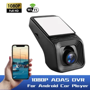 Lettore multimediale Android ADAS GPS Camera Car DVR HD 1080P USB Fotocamera frontale Videoregistratore automatico digitale Visione notturna