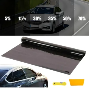 Fogli per finestre e protezione solare Protezione solare per finestre Pellicola per finestre 1-50 per cento VLT Paralume per finestrini auto Colorazione 3M * 50cm